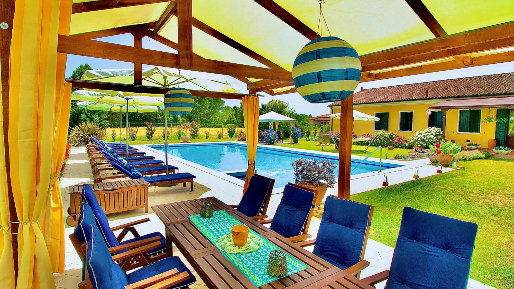 Ca' Leone - Regina Vittoria - Apartment With Pool Mira Exteriör bild